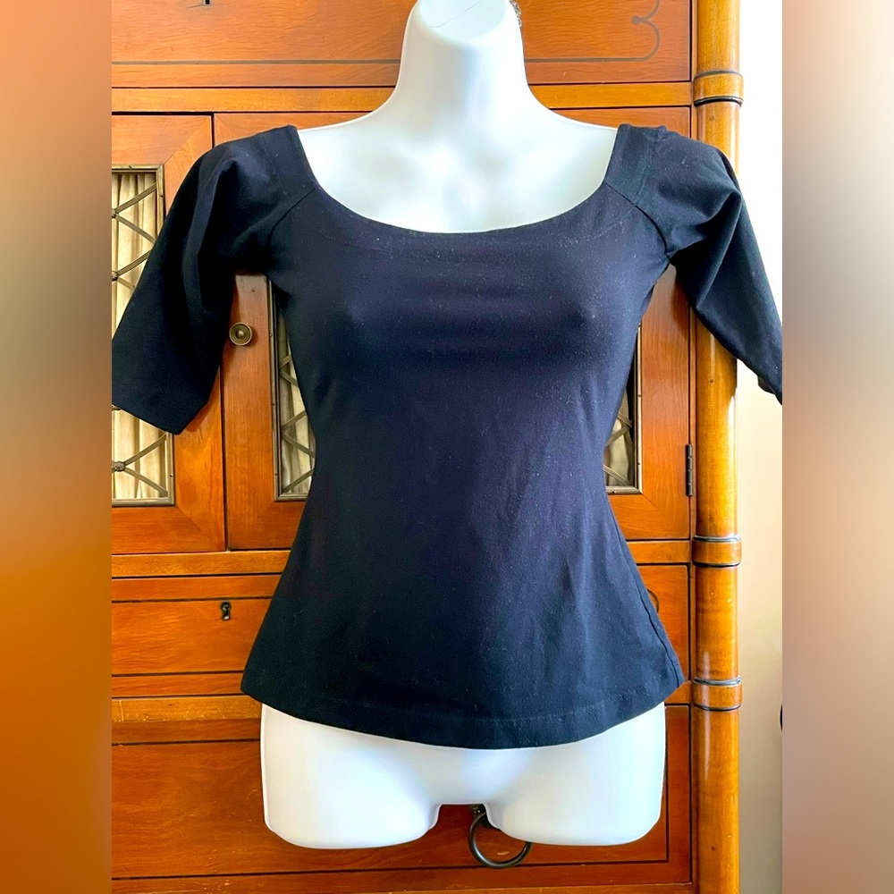 Vintage Betsey Johnson 3/4 Sleeve Top